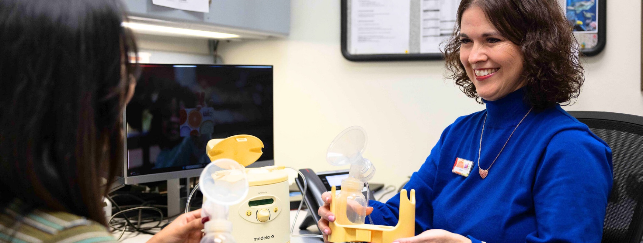 Counselor with participant