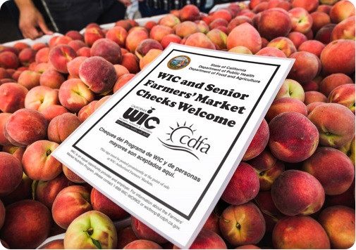 WIC farmers market sign